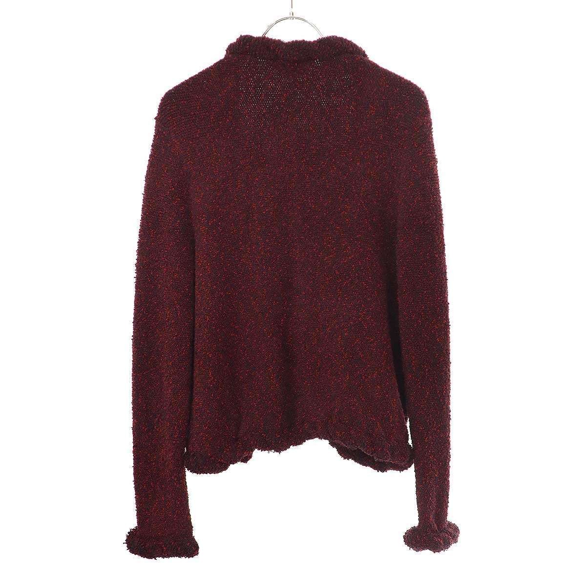 BOTTEGA VENETA Slim-fit Cardigan Jacket 744371 V2r80 Red S Used MESC-0 thumbnail 18