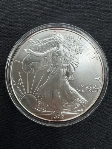 American Eagle Silver $1 Coin 1999 1 oz .999 Fine Silver Littleton