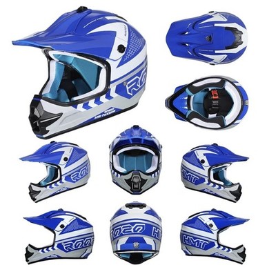 ROOZO Youth Kids Dirt Bike Helmet DOT Certified - Full Face XL Motorcycle Helmet