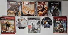 PlayStation 3 Lot of 9 Games (Uncharted 3, Assassin's Creed, Etc)
