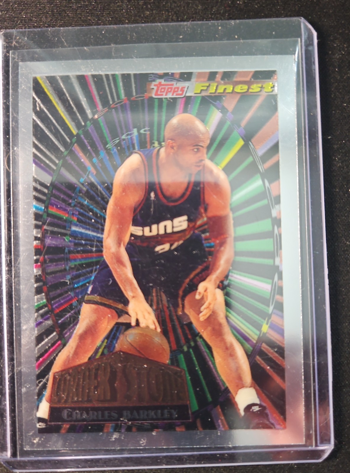 1994-95 Topps Finest - Cornerstone Charles Barkley #CS8