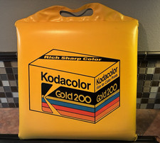 Kodak Kodacolor Gold 200 Padded Stadium Seat Cushion Pad - 13.5" x 13.5" x 2"