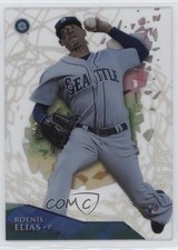 2014 Topps High Tek American League Shattered Glass Pattern Roenis Elias 14lm