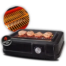 NEW Electric Barbecue Grill Hot Plate Smokeless Indoor BBQ Griddle Table top