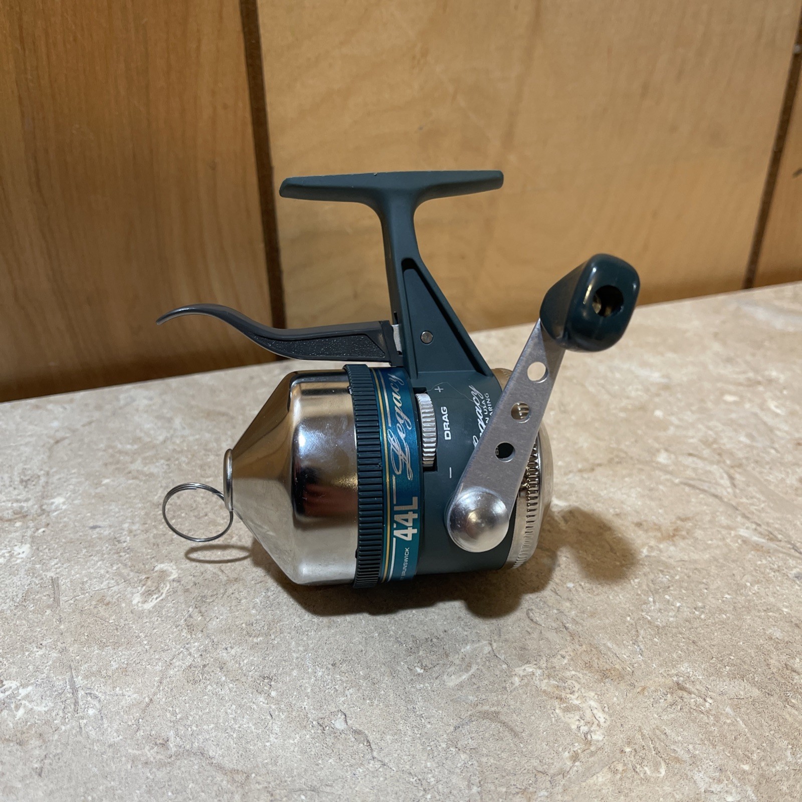 Vintage Zebco Legacy Model 44L  Ball Bearing Trigger Spincas