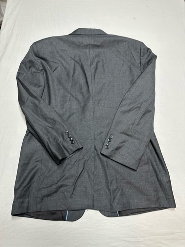 Club Room Macys Blazer Jacket Mens 42S Gray 100% Wool Sport Coat - Picture 3 of 11