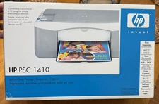 HP PSC 1410 - Year 2004 - Series All-In-One Inkjet USB Printer Scanner Copier