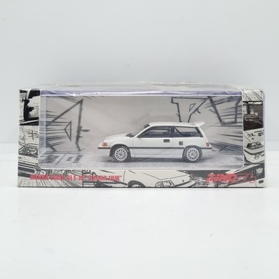 INNO64 HONDA CIVIC Si E-AT WHITE OSAKA JDM W/ EXTRA DECALS AND