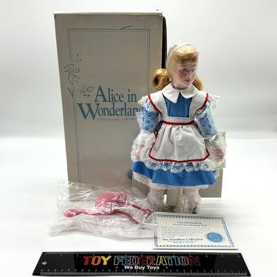 1989 The Hamilton Collection Heritage Dolls ALICE IN WONDERLAND