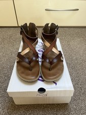 Blowfish Ohio Vegan Rose Gold & Brown Gladiator Sandals - Size 36