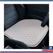 Gray Thin Gel Non-slip Front Car Seat Cooling Cushioncolor Gray