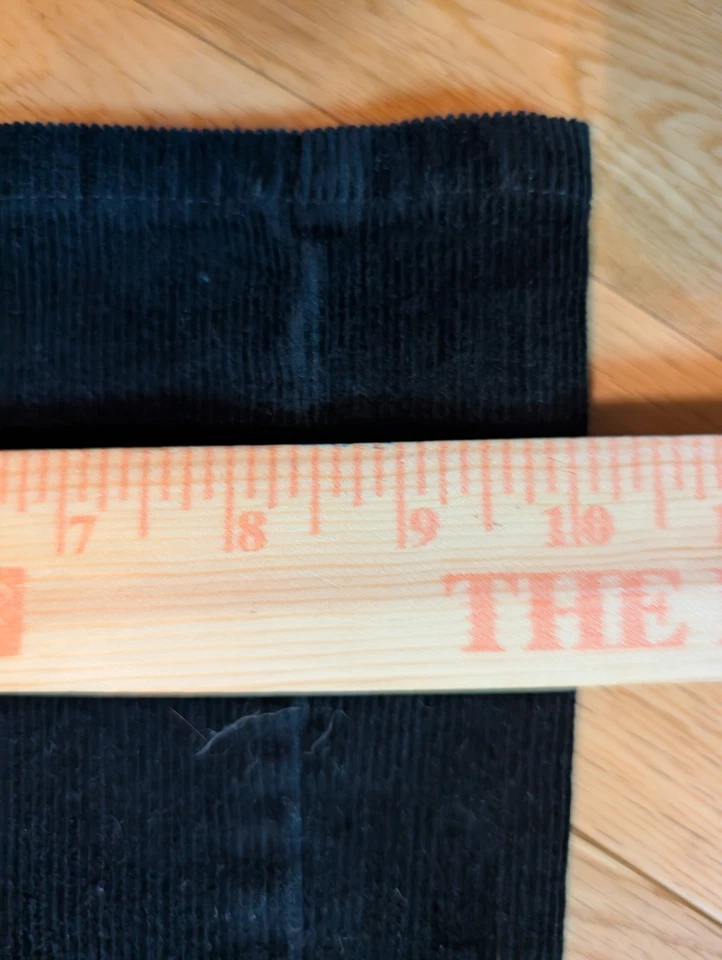 Pantalones lisos Tyte Jeans Y2k para mujer de pana negros talla 11 Foto 3 de 4