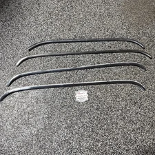 1973-87 Chevy Squarebody C/K Crew Cab Suburban Drip Rail Molding Set OEM Chrome