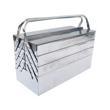Stainless Steel Tool Box 1416.51821-inch 4-tier 7-tray Fold Cantilever Tool