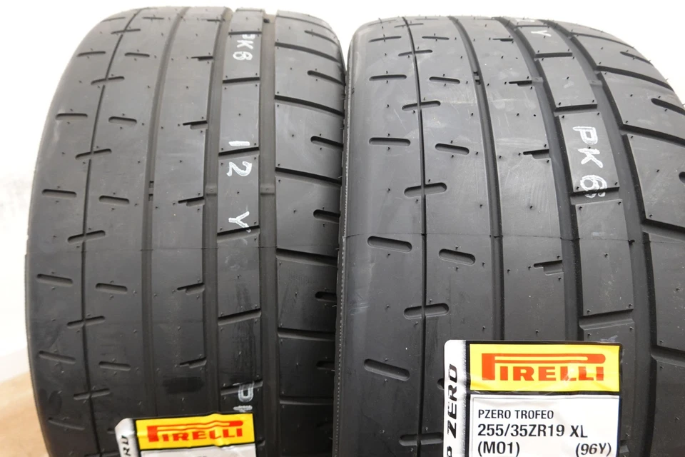 2 NEU PIRELLI 255/35 ZR19 (96Y) Semi-Slick PZero TROFEO R mo1 Sommerreifen CUP 4 - Bild 4 von 4