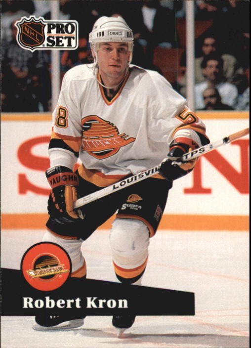 1991-92 Pro Set French #239 Robert Kron UER - HKY
