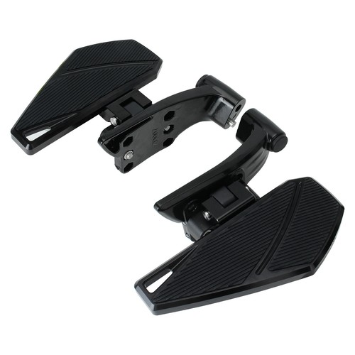 Black Foldable Rear Floorboards - For Indian Roadmaster, Challenger, Chieftain - Picture 10 of 19