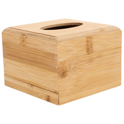 Bathroom Storage Tissue Holder Wood Tissue Box Holder Tissue Box Cover - Picture 7 of 12