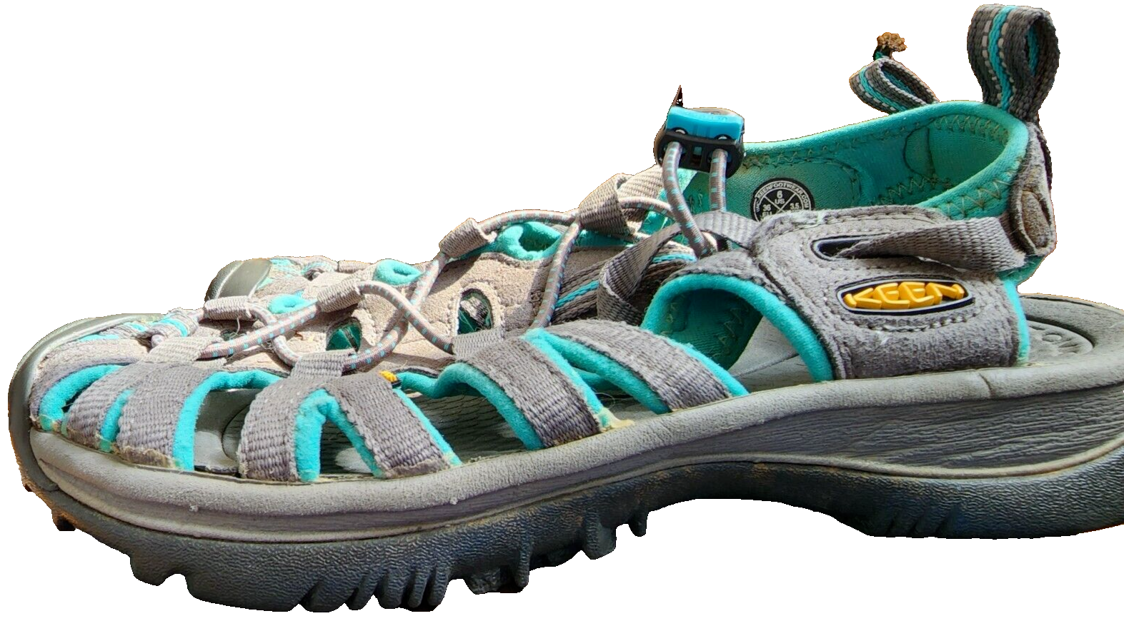 Sandali da trekking impermeabili Keen taglia US 6 grigi sportivi outdoor taglia EU 36 comodi