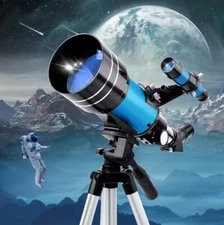 Professional Astronomical Telescope with High Tripod Travel Boys Girls Xmas Gift