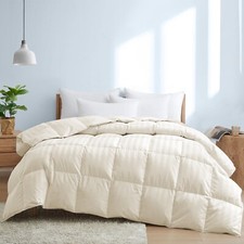 Amazing Down Alternative Comforter  Bedding Sets Ivory Stripes Select Item