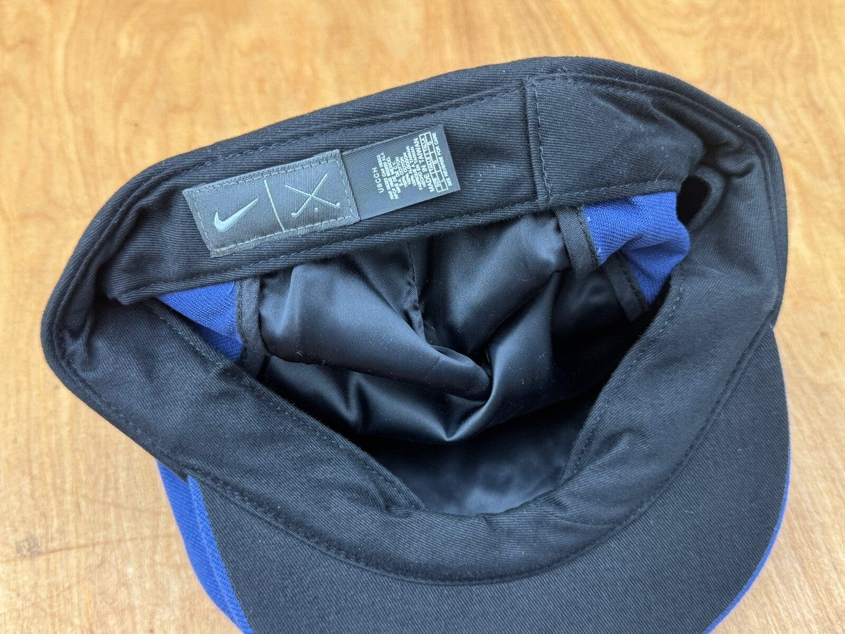 NEW Vintage 90's Nike Golf Blue Newsboy Cabbie Hat Cap