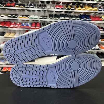 Air Jordan 1 Retro High \"Blue Moon\" カスタム Nike Air Jordan 1 High Retro Blue Moon 555088-115 Mens Size
