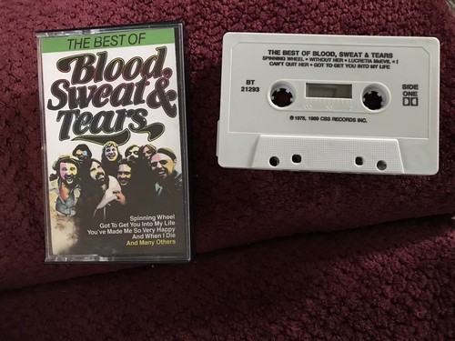 Blood Sweat & Tears Cassette The Best Of 1989 CBS Records VG Condition - Picture 3 of 5
