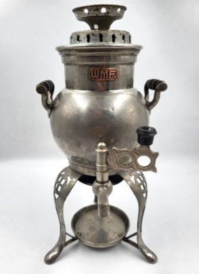 Antique 1911 WMF. Deco Coffee Tea Hot Water Pot Warmer Server Samovar