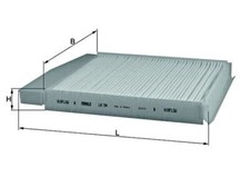 MAHLE Interior Air Filter For VOLVO S60 I S70 S80 V70 II Xc70 Xc90 9204626