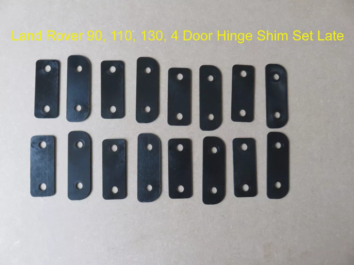 Land Rover 90,110, 130 Defender 4 Door, Hinge Shims, Spacers, Gaskets, Late