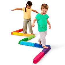 KIDS BALANCE BEAM Toddlers Rainbow Connectible Gymnastics Beams