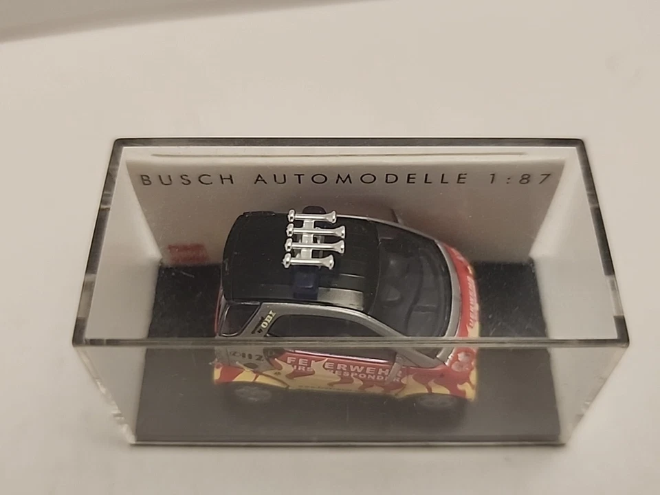 BUSCH #48989 SMART FORTWO CITY COUPE, FEUERWEHR LINDAU 1:87  - Image 2 of 4