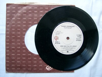 RANDY CRAWFORD - One Day I'll Fly Away 7'' - K 17680 - 1980 UK b