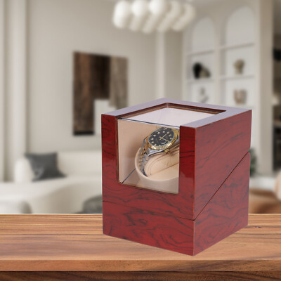 New Single Automatic Watch Winder Storage Display Case Box W/ Silent Motors Gift