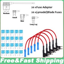 20Pack Fuse TAP ADAPTER KIT 15 Amp Car Add-a-circuit ACS/ACU/ACN/ACT Blade