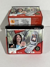 LG VX5200 Silver Verizon Cellular Flip Phone Original Box 4 Phones