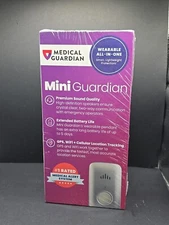 Medical Guardian Mini  Wearable Medical Alert Monitor-White mobile GPS (E)