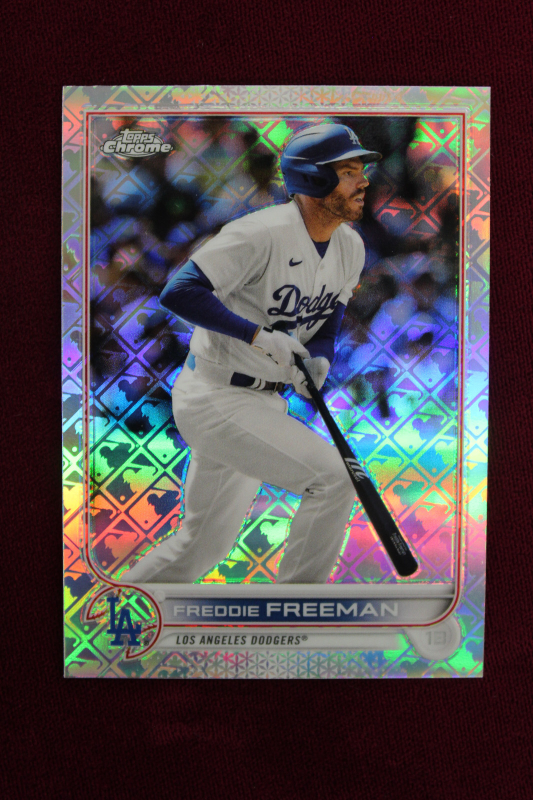 2022 Topps Chrome Logofractor  Freddie Freeman MLB #65 Dodgers