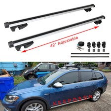 For VW Golf Alltrack 2017+ Roof Rack Crossbars Luggage Cargo Kayak Bike Carrier