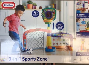 little tikes basketball soccer bowling