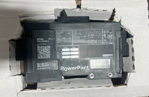 INTERRUPTOR DE CIRCUITO CUADRADO D BGL26040LU, 2 POLOS, 40 A, ESTUCHE MOLDEADO, 482F76, ¡NUEVO! - Imagen 4 de 7
