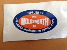 Holdsworth frame decal shop supplied NOS