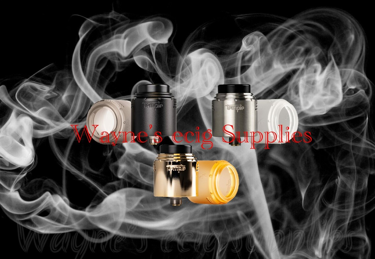 vape rda for sale VAPERZ CLOUD TEMPLE 28MM 25mm wholesale elf bar af5000 Airbar Box:Banana Ice Raz DC25000 Flavors -