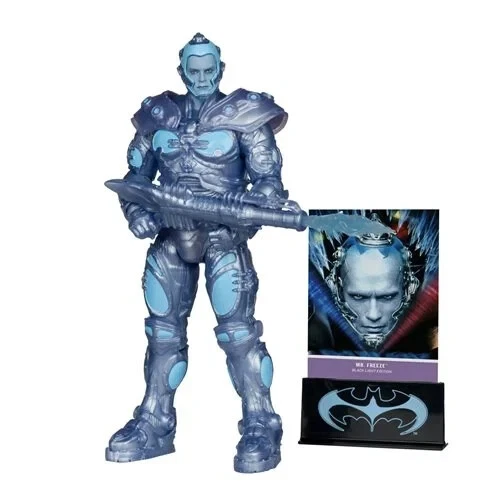 DC Multiverse Batman & Robin Mr. Etiqueta Freeze Black Light Gold 7" AF EE EXCLUSIVA Foto 4 de 4