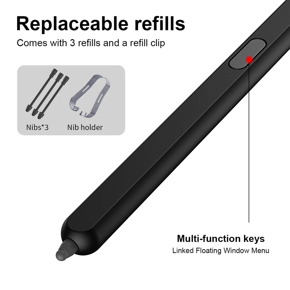 Pluma de escritura con pantalla táctil S Pen para Samsung Galaxy Z plegable 6 pliegues 5 pliegues 4 3 Foto 4 de 4