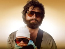 THE HANGOVER Movie Aviator Sunglasses Blue Blocker Polycarbonate Amber Lens