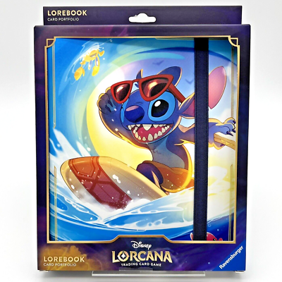 Disney LORCANA: First Chapter TCG STITCH Lorebook Card Portfolio