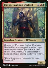 NM Radha, Coalition Warlord, MTG, Dominaria United, Magic the Gathering, 211