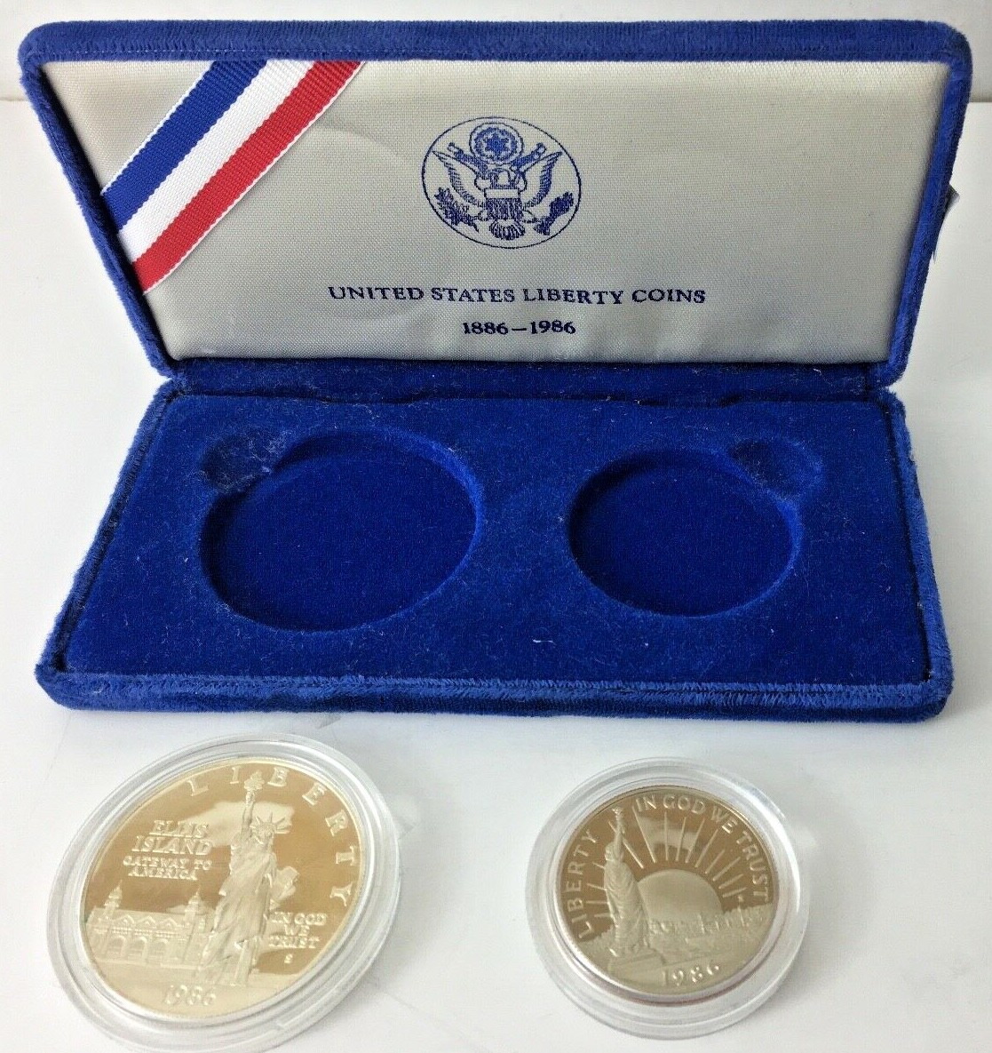 アメリカ合衆国造幣局セット 1986年 1986 S U.S. Proof Set in Original Government Packaging at Amazon's